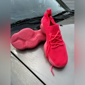 Neon Pink Shoes